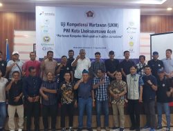 Empat dari 21 Peserta UKW Angkatan XVIII di Lhokseumawe belum Kompeten