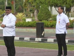 Pimpin Apel Perdana Safrizal Arahkan ASN Fokus Sukseskan PON XXI 2024