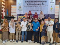 UKW di Lhokseumawe, 21 Wartawan Berjuang Meraih Status Kompeten