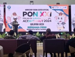 Sekda Ajak Wartawan Peliput PON Beritakan Hal Positif Tentang Aceh