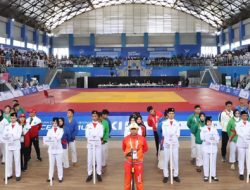 Pj Bupati Aceh Besar Buka Resmi Pertandingan Kurash di Kota Jantho