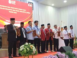 KIP Langsa Tetapkan Nomor Urut Pasangan Calon Wali Kota dan Wakil Wali Kota