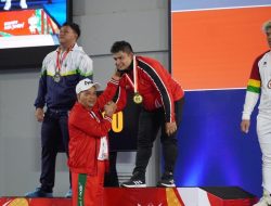 Lifter Muhammad Zul Ilmi Tambah Emas untuk Aceh