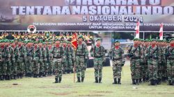 Tembakan Meriam dan Akrobatik Udara Warnai HUT TNI di Blang Padang, Dihadiri Sekda Aceh