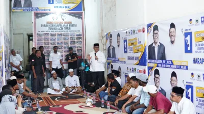 Di Depan Relawan Forkab, Bustami Komit Tangani Masalah Kemiskinan