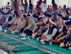 Danlanal Hadiri Peringatan Maulid Nabi Muhammad di Islamic Center Kota Lhokseumawe