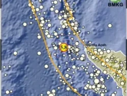 Gempa 5,8 SR Guncang Banda Aceh