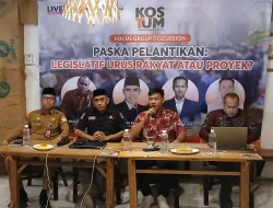 Legislatif Urus Rakyat atau Proyek?