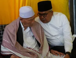 Sebelum ke Barsela, Cagub Bustami Pamit ke Abu Kuta