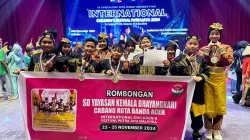 SD Bhayangkari Banda Aceh Juara Lima Internasional Children’s Festival 2024 di Malaysia