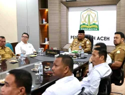 Pj Gubernur Aceh Ikuti Rapat Virtual Dengan Mendagri