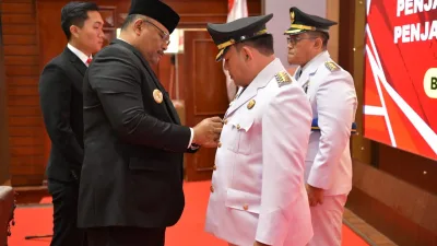 Safrizal Lantik Dua Pj Kepala Daerah: Almuniza di Banda Aceh, Dadek ke Pijay