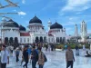 Mengecewakan, Payung Masjid Raya Baiturrahman Tinggal Rangka Saat Aceh Booming Kunjungan