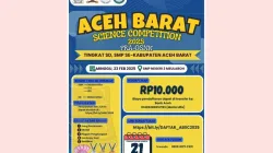 “Aceh Barat Science Competition” Digelar di Meulaboh 23 Februari 2025, Ayo Mendaftar